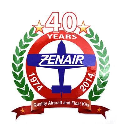Great sticker 40 years ZENAIR