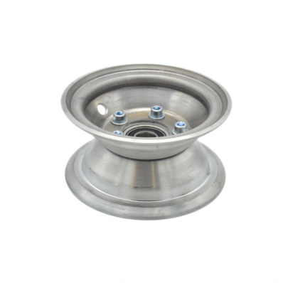 Aluminium rim wthout brake 4' for a Ø 12 mm