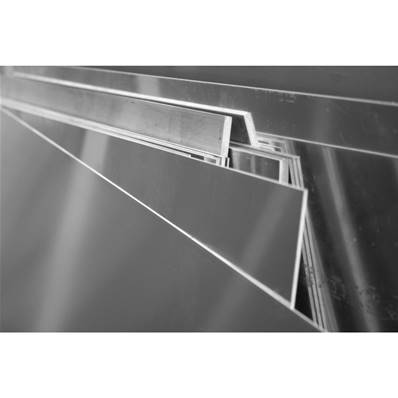 Aluminum sheet 2017T4 5 x 245 x 245mm