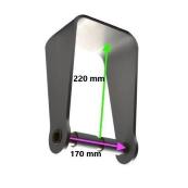 600/6 wheel fork 'with axis