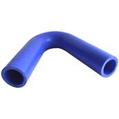 Blue silicone hose elbow 135 °