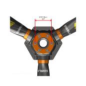 SWIRL-2 Inconel right three-blade propeller - DUC Hélices