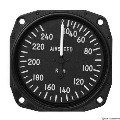 Airspeed Indicator 30-240 km/h D.80