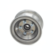 Aluminium rim wthout brake 4' for a Ø 15 mm