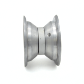 Aluminium rim wthout brake 4' for a Ø 15 mm