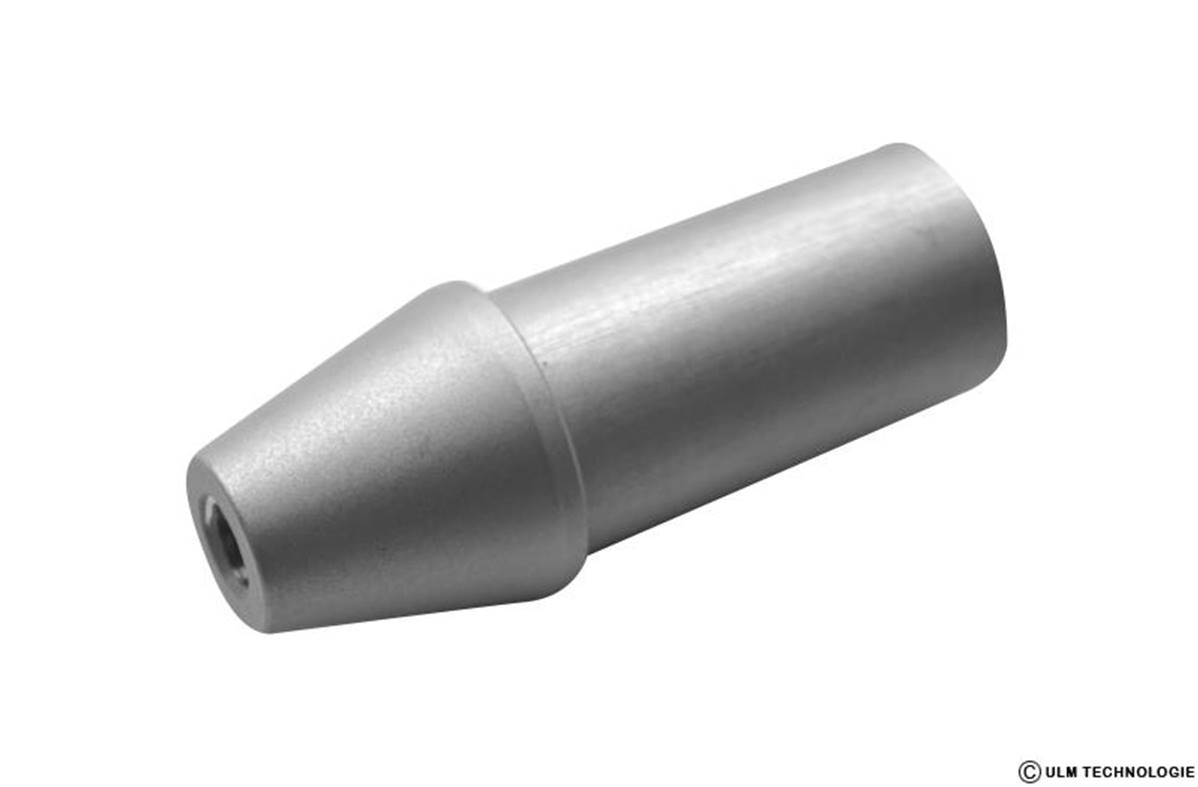 Aluminum tube's M6 end 20 x 1.5mm