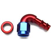 Aluminium fitting 120° 3/4 UNF