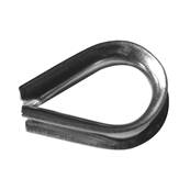 Stainless cable thimbles - diam 2.5
