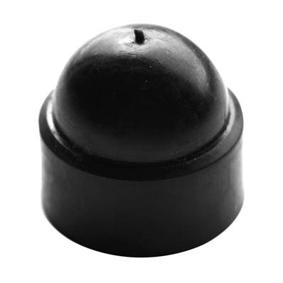 Black plastic cap M8 