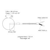 'EGT probe clamp type 1,5'' - 2,5''