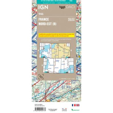 ICAO Chart North East laminated