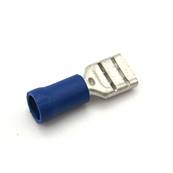 Clips blue female lg 6.3 mm