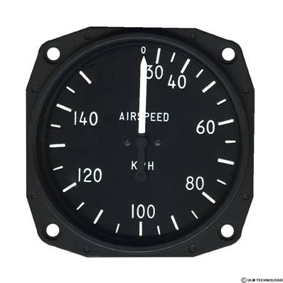 Airspeed indic 30-150km/h