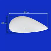 Left wheel fairing ( 6'-8')