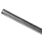 White galvanized steel threaded pin