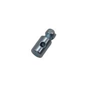 Cable clamp in two parts
