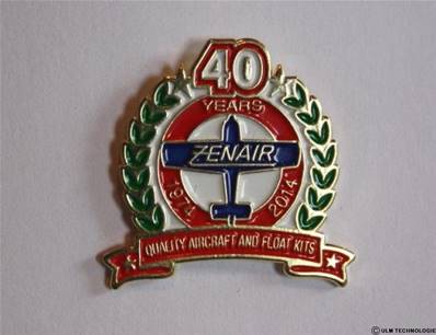 Pin's 40 years ZENAIR
