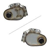 Exhaust pot stainless steel NINJA