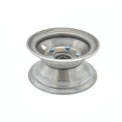 Aluminium rim wthout brake 4' for a Ø 12 mm