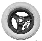 Wheel with tire inflatable pin 8 mm