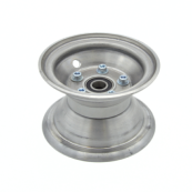 Aluminium rim wthout brake 4' for a Ø 12 mm