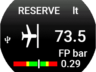 Estimated remaining fuel at destination